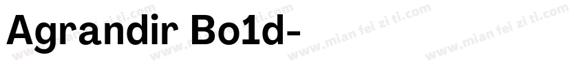 Agrandir Bo1d字体转换